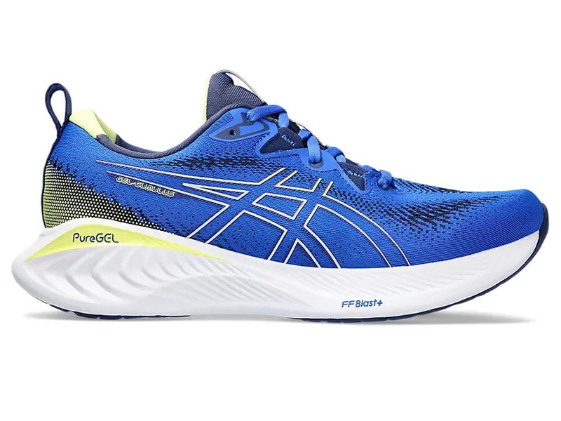 Asics Men's GEL-CUMULUS 25 Illusion Blue/Glow Yellow